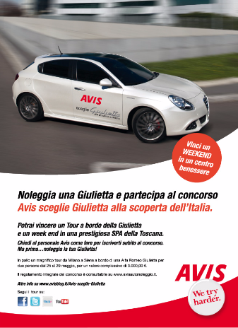 2011 - Avis - Event 'Avis Sceglie Giulietta'