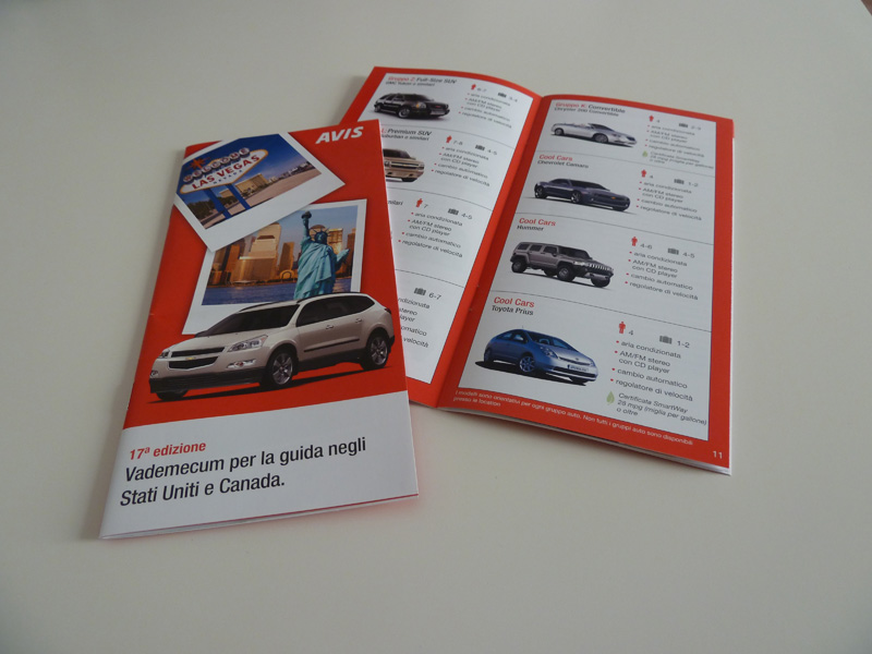 2011 - Avis - USA and Canada driving guide